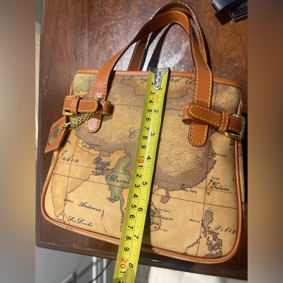 NEW Alviero Martini (ITALIAN) Bag with straps.Color: Brown/Orange - Picture 11 of 13